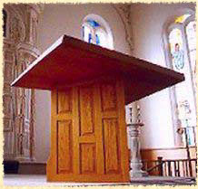 The Pulpit of Temple Berith Sholom, Troy, NY